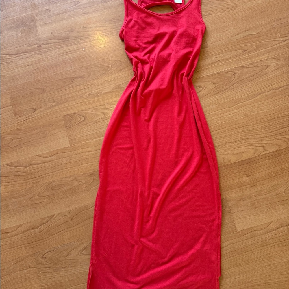 Brand New Elegant Red Sleeveless Dress